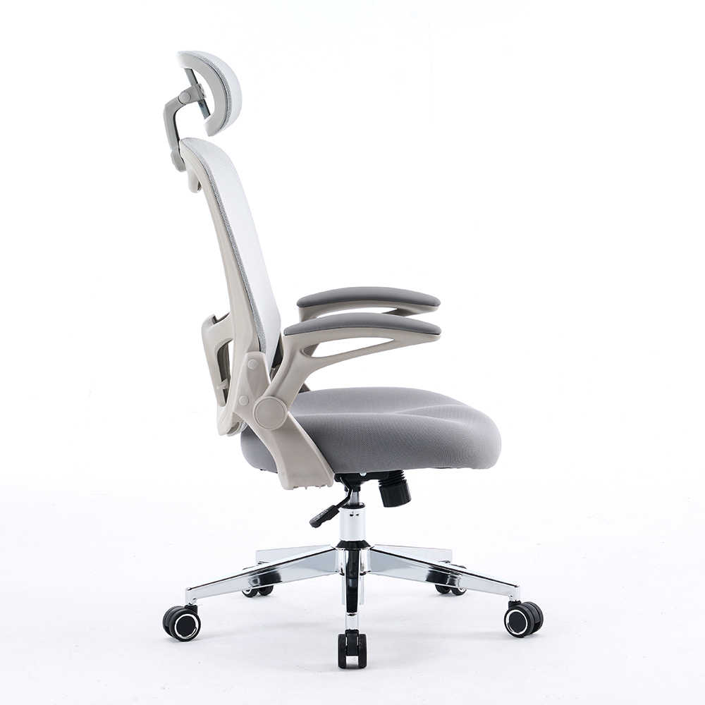 5140 Chaise de bureau en maillage ergonomique noir / blanc, chaise d'ordinateur à dos haut 5140 Chaise de bureau en maillage ergonomique noir / blanc, chaise d'ordinateur à dos haut